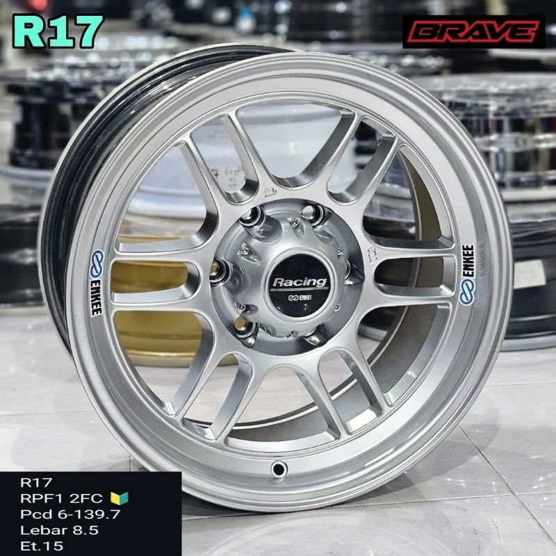 velg fortuner rpf 1 ring 17 lebar 8,5 untuk pajero hilux strada triton ranger