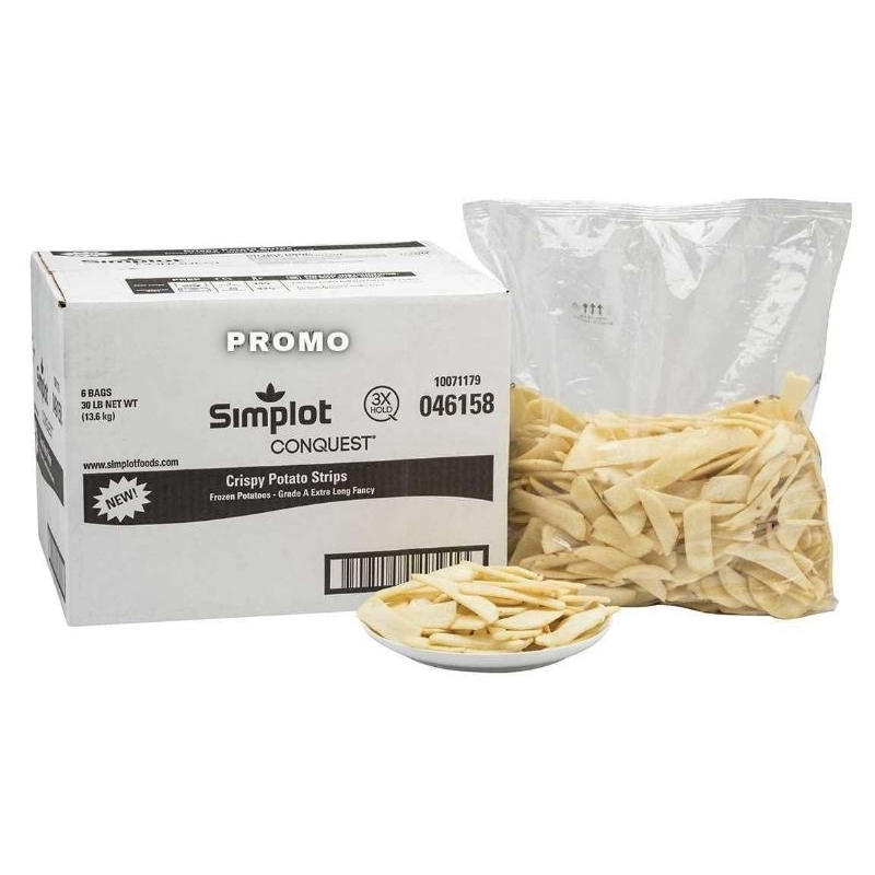 

Kentang Goreng Simplot Potato Strips 2,27kg Promo!!! kualitas Premium grade A Super enak garansi exp terbaru