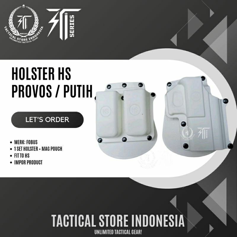 Holster Provost / Provos HS Fobus - Holster Putih
