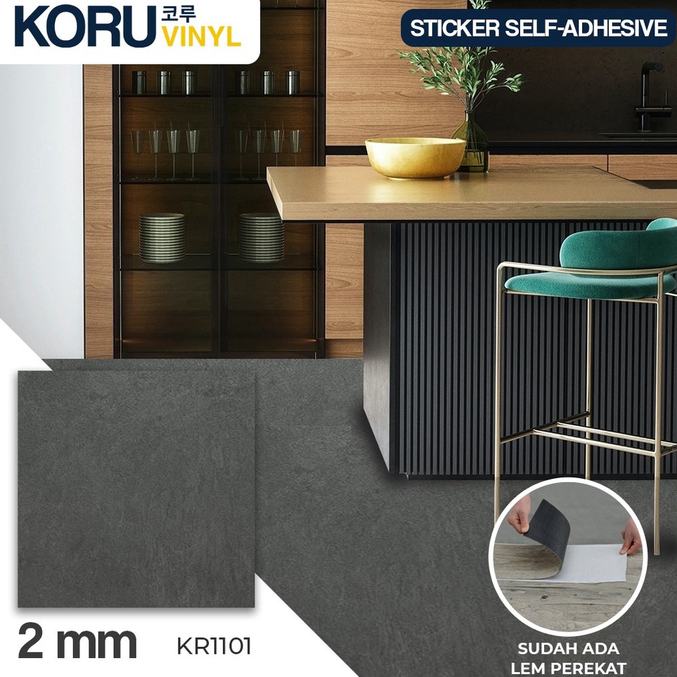 Buruan Pesan  KORU Lantai Vinyl Sticker Premium Motif Korea Parket Stiker 2mm