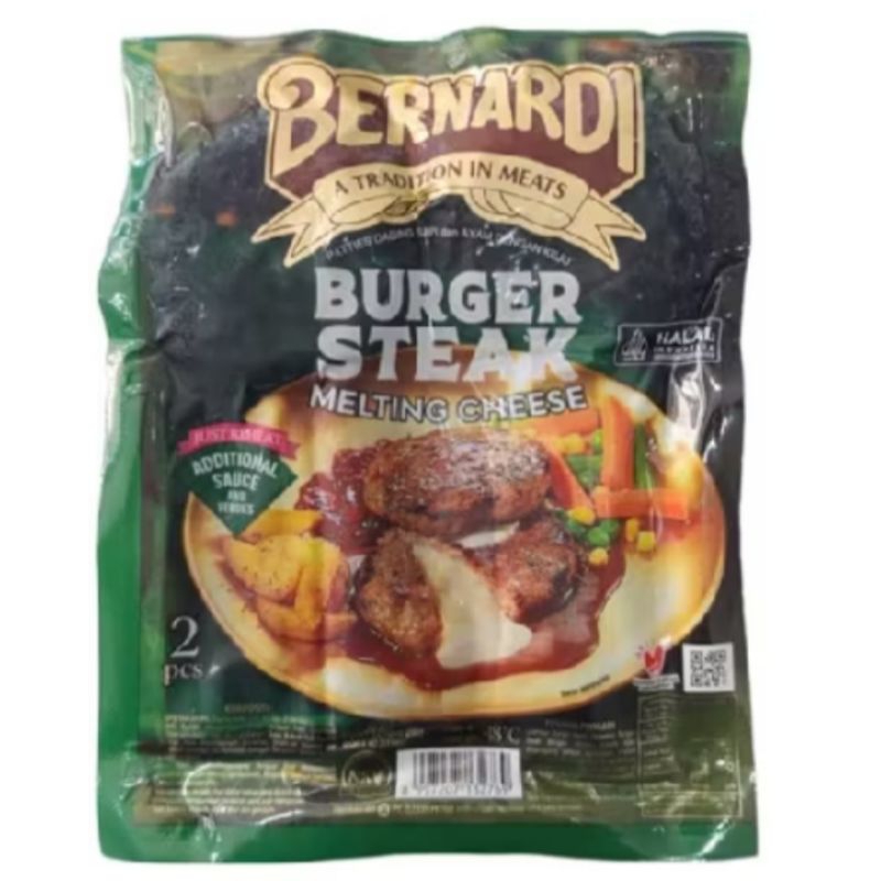 

BERNARDI BURGER STEAK MELTING CHEESE 250gr