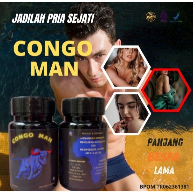 TURUN HARGA 65 RB CONGO MAN PEMBESAR DAN SI PENGUAT KAPSUL HERBAL  DENGAN ALAMI DAN SEHAT TANPA EFEK