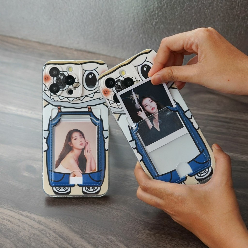 Slot Card Case Labub* Holder Motif Case For Samsung Realme XIoami Redmi Infinix Vivo Iph*ne Opp* Car