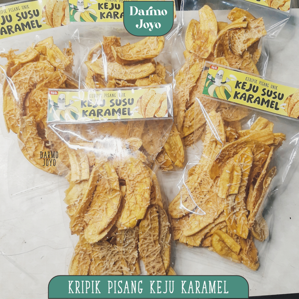 

DARMO CAMILAN - Kripik Pisang Unik Keju Karamel 160gr