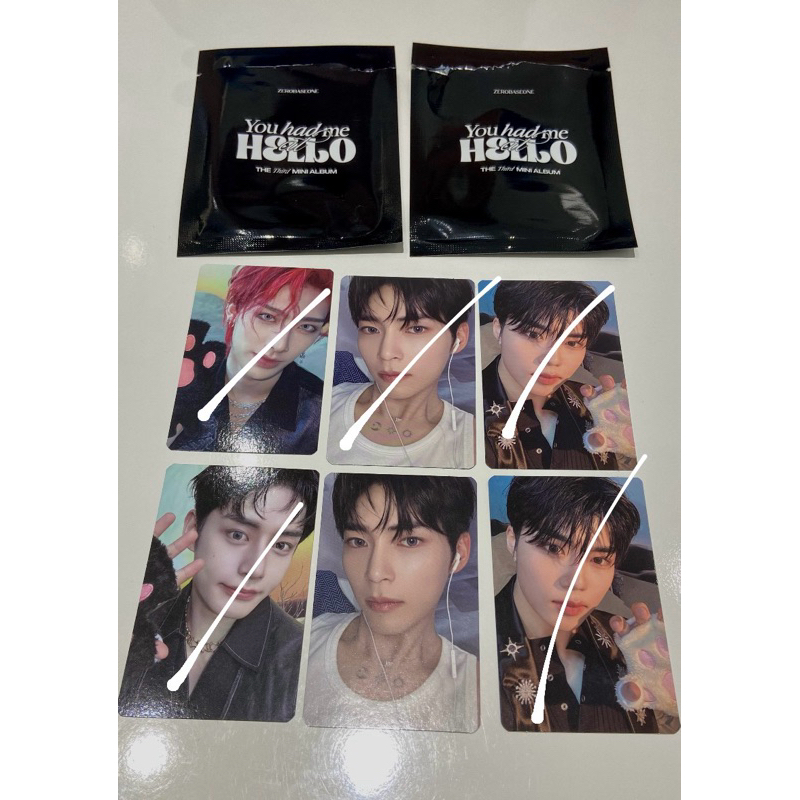 zb1 zerobaseone pop up store trading card photocard pc - sung hanbin