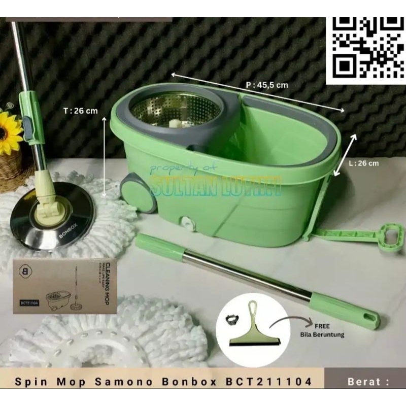 alat pel super mop spin mop samono