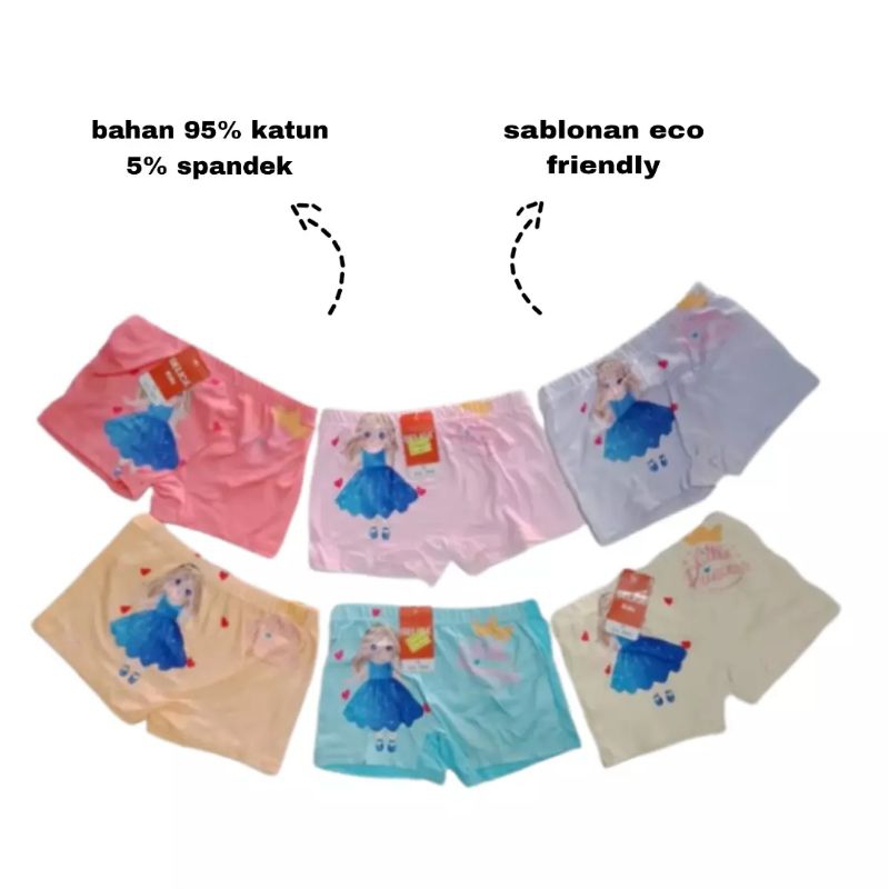 JBS - Celana Dalam Anak Perempuan Motif Lucu selica 3001 M