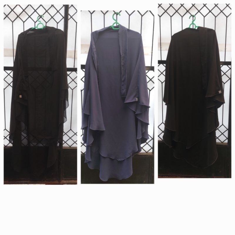 FK AM ELMADINA ABAYA MINA SIZE L DARK DENIM
