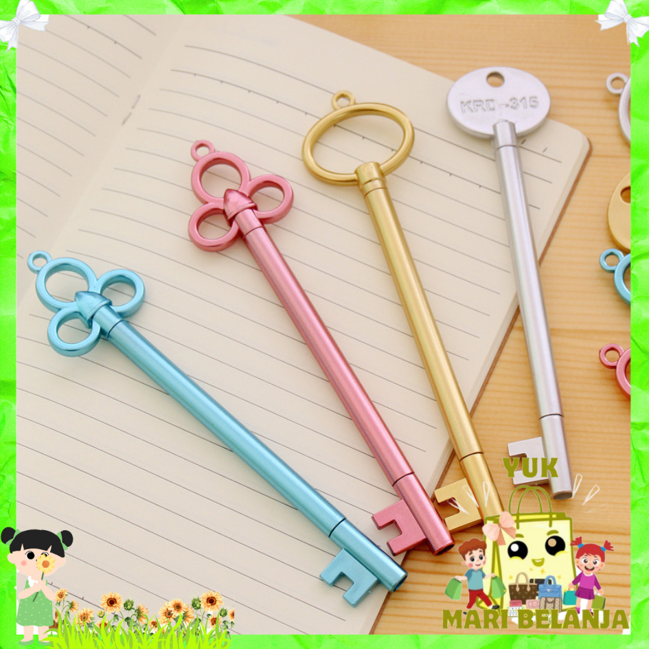 

YMB Pulpen Gel Bentuk Kunci Pulpen Unik Pulpen Dekorasi Pulpen Anak Sekolah Pulpen Lucu Alat Tulis Sekolah