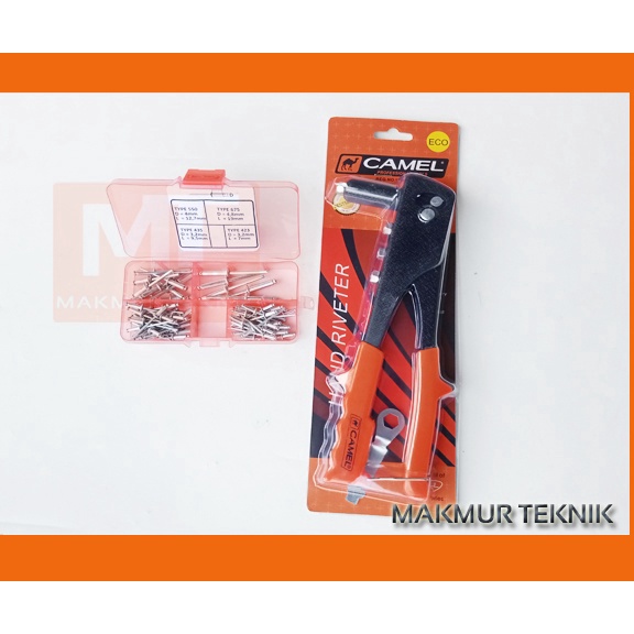 Tang Rivet Camel dan Paku Rivet untuk Knalpot