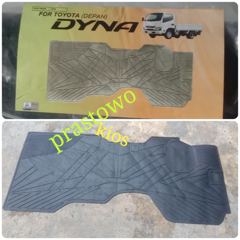 karpet karet alas lantai depan truck truk Dyna