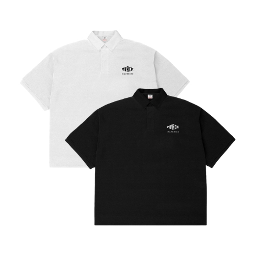 MVRCK IDN Oversize Rugby Polo Shirt Basic Logo - Kaos Polo Rugby Oversize