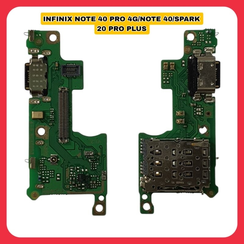 Boardcas pcb cas infinix note 40 pro 4G / note 40 / techno spark 20 pro plus / X6853 / X6850