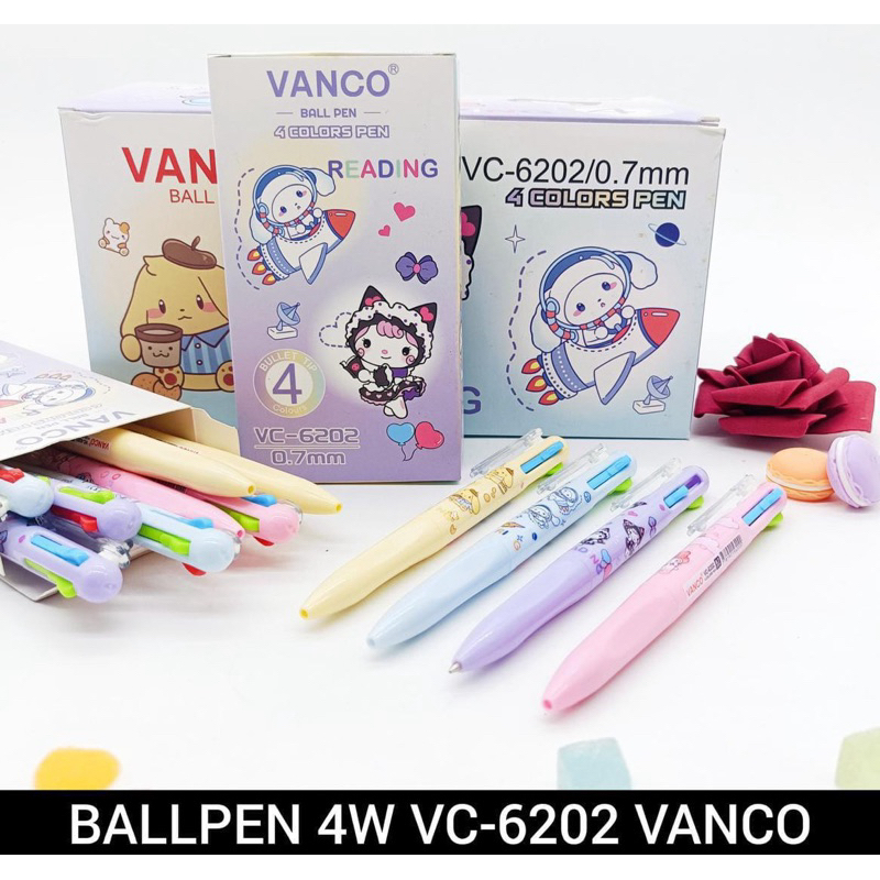 

BOLPEN/POLPEN/PULPEN/PEN/BOLPOINT 4W FANCY VANCO 6202