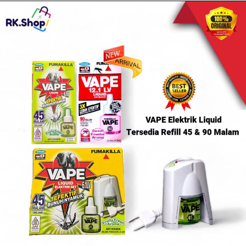 OBAT NYAMUK VAPE ELEKTRIK LIQUID