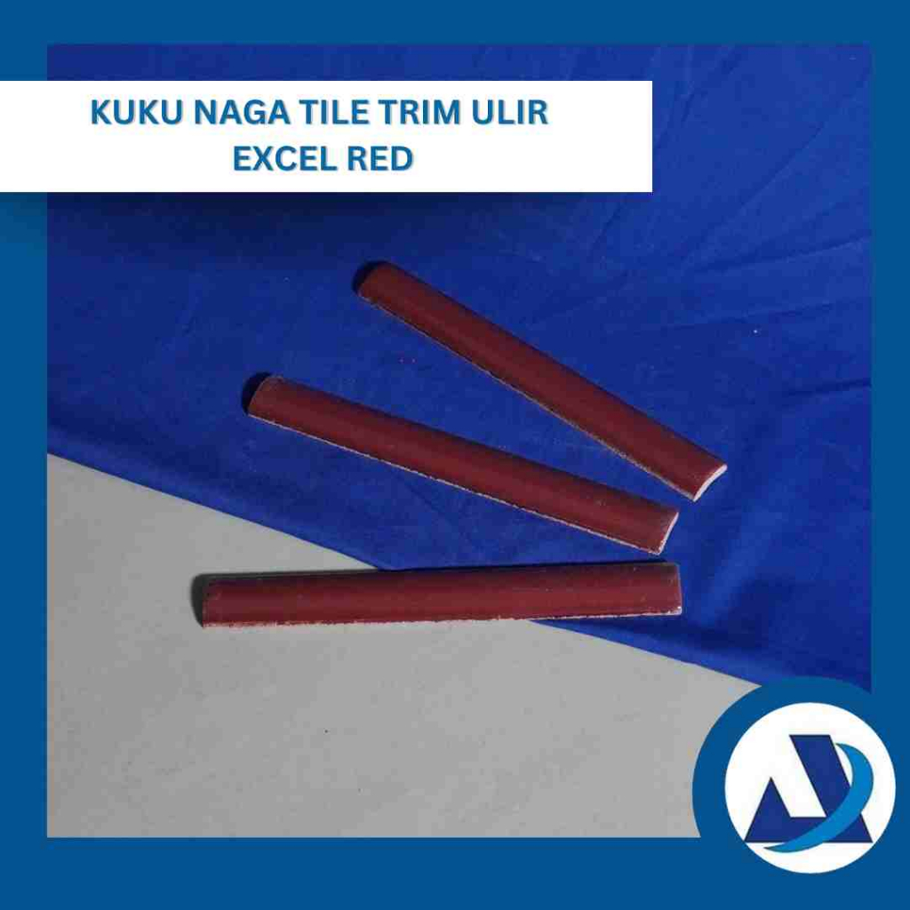 Kuku Macan List Dinding Keramik Tile Trim 20 cm Excel Red