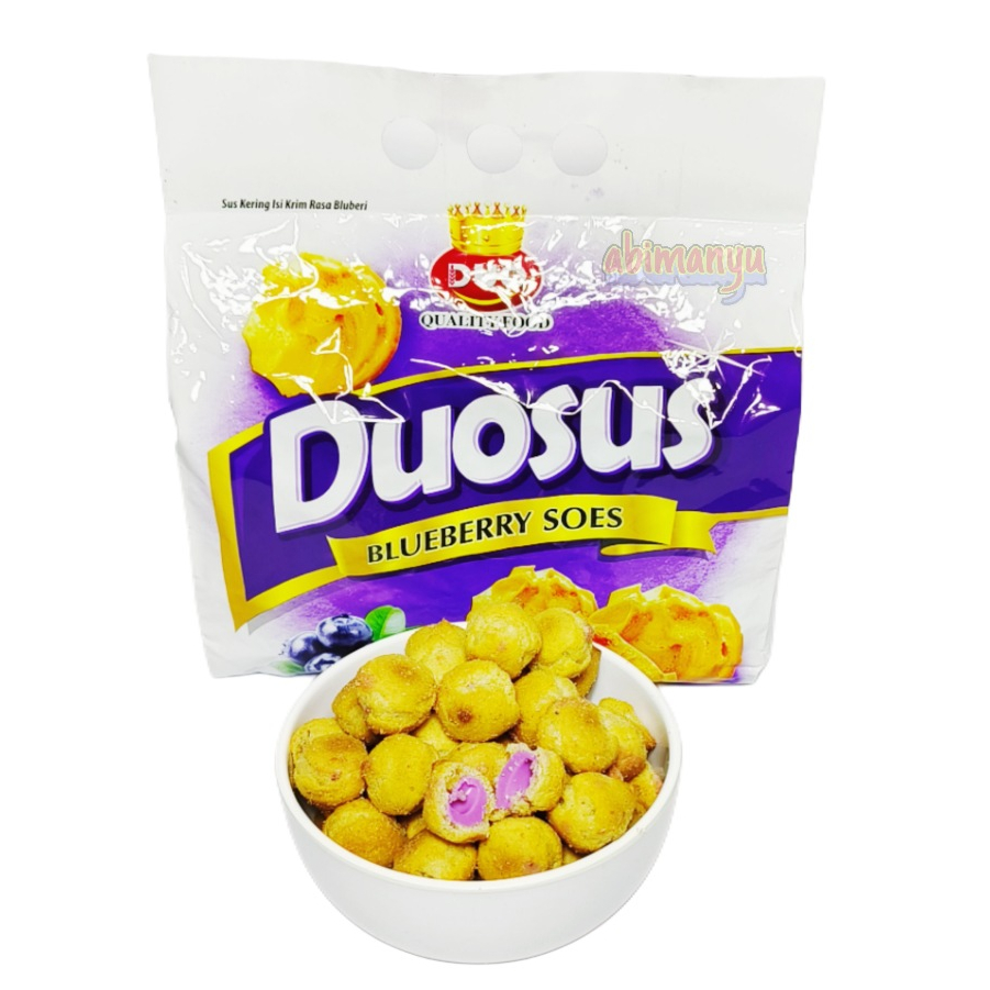 

duosus bluebery 100 gr / sus kering rasa bluebery