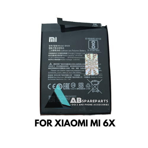 Batre Batrai Baterai Xiaomi Mi 6X / MI 6X BN36