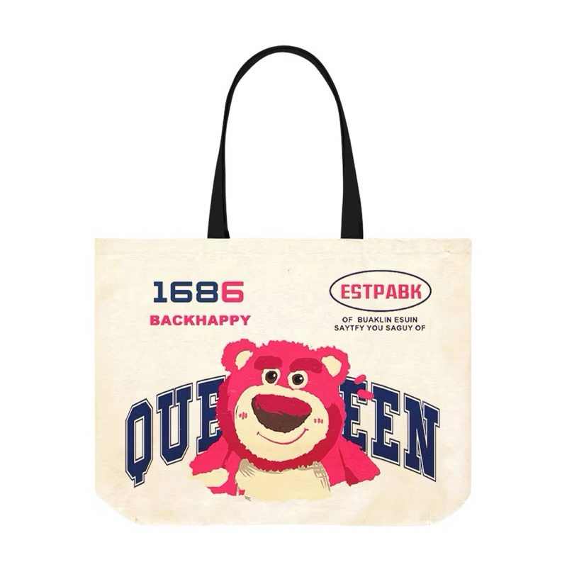 Totebag Kanvas Toy Story - Tote Bag Kombinasi Gambar Trend Terbaru Cartoon Kekinian