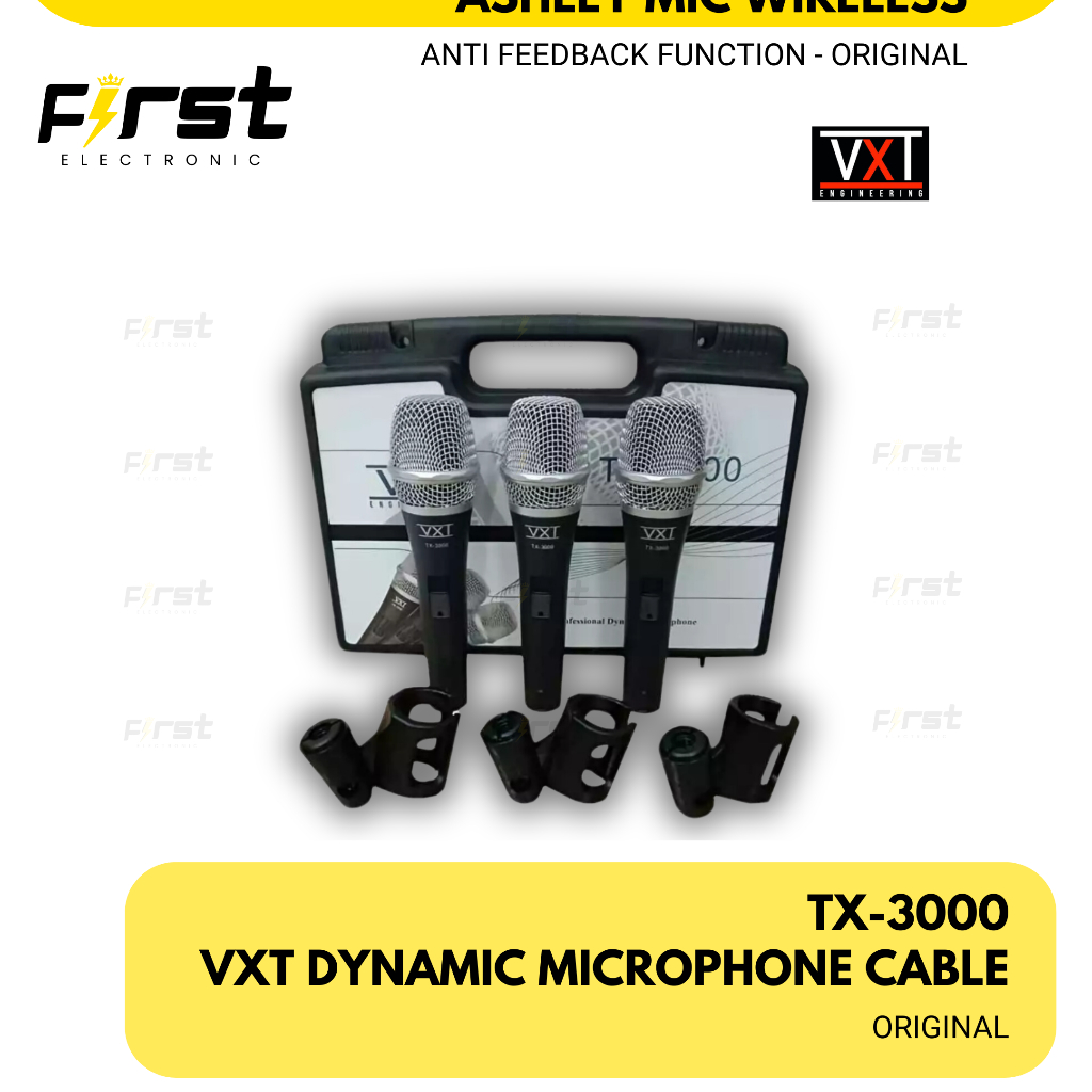 Mic Kabel VXT TX-3000 Original Microphone isi 3