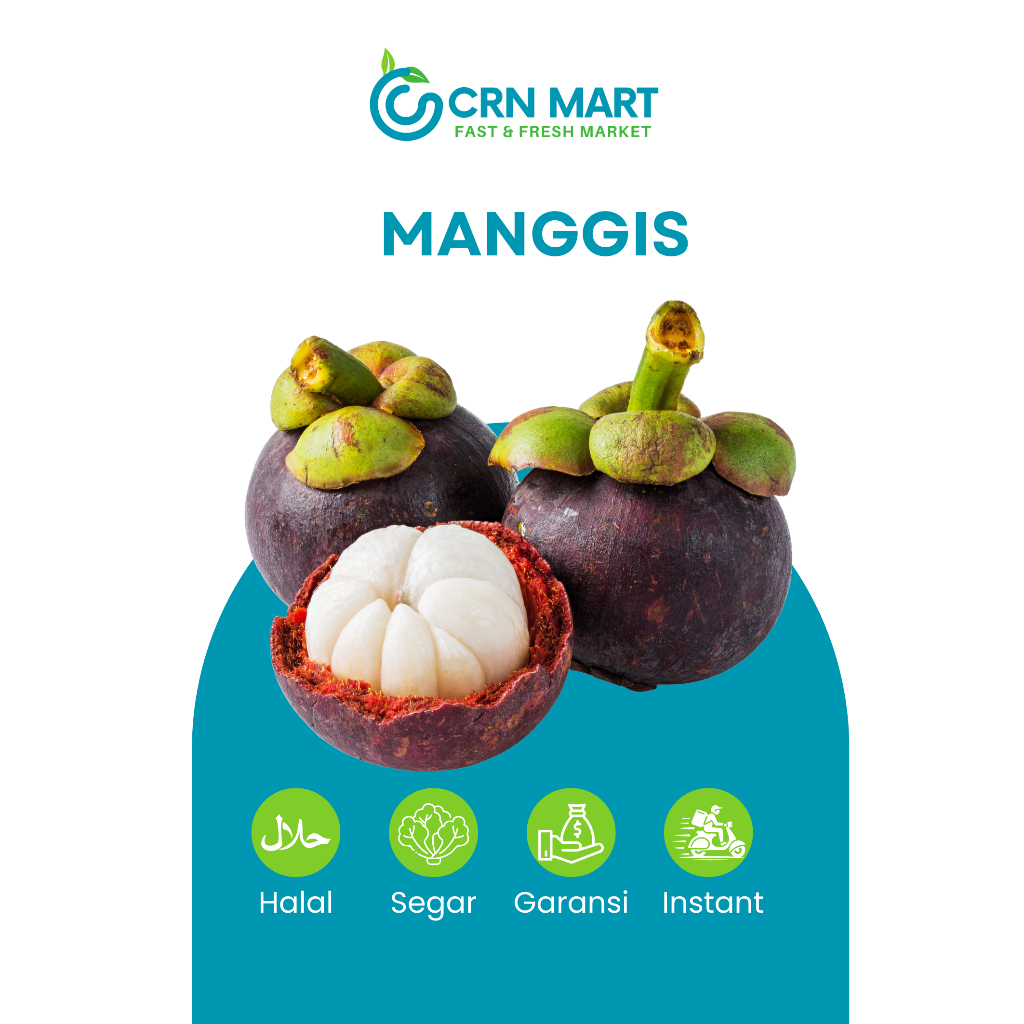 

CRN MART - Buah Manggis Segar/Buah-buahan Segar/ Buah Manggis Fresh 1 kg