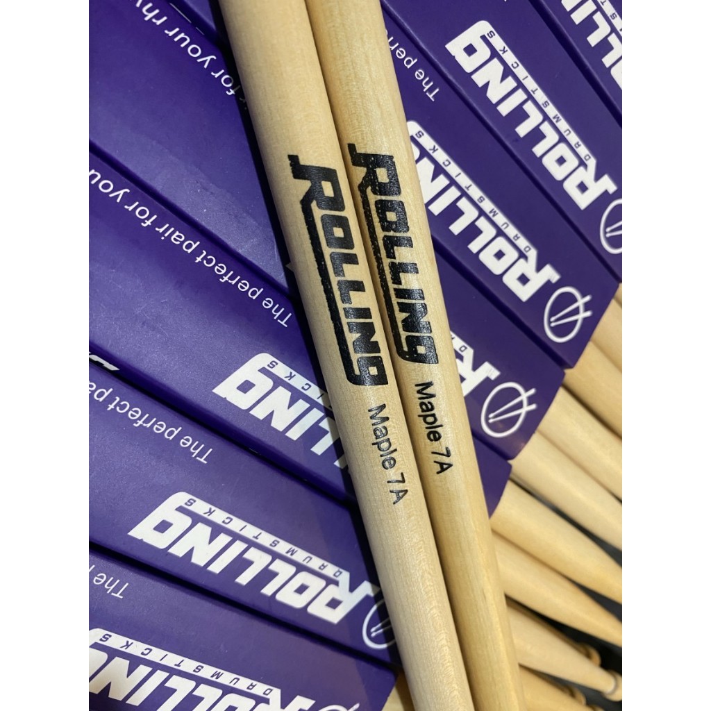 Stik Drum Rolling Nylon Tip / Drum Stick Rolling Wood Tip 5a 5b 7a