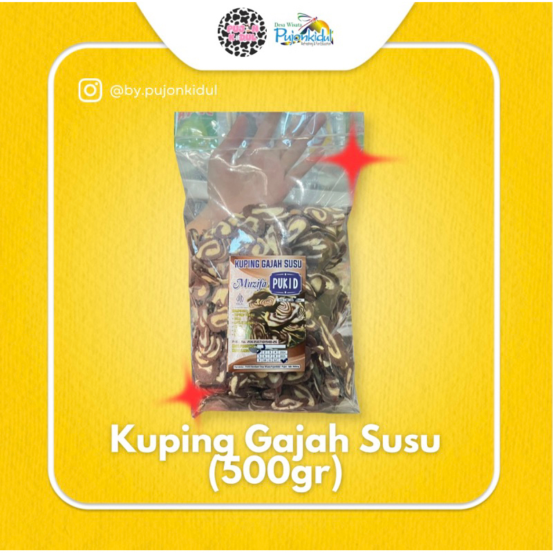 

Kuping Gajah Susu 500gr