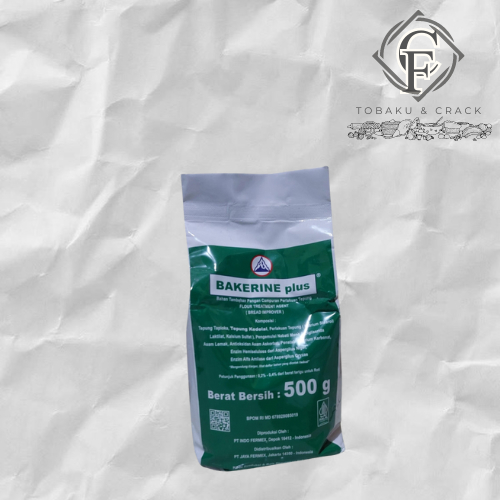 

Bakerine plus/Bread Improver/Bahan Tambahan Pangan 500gr & Repack