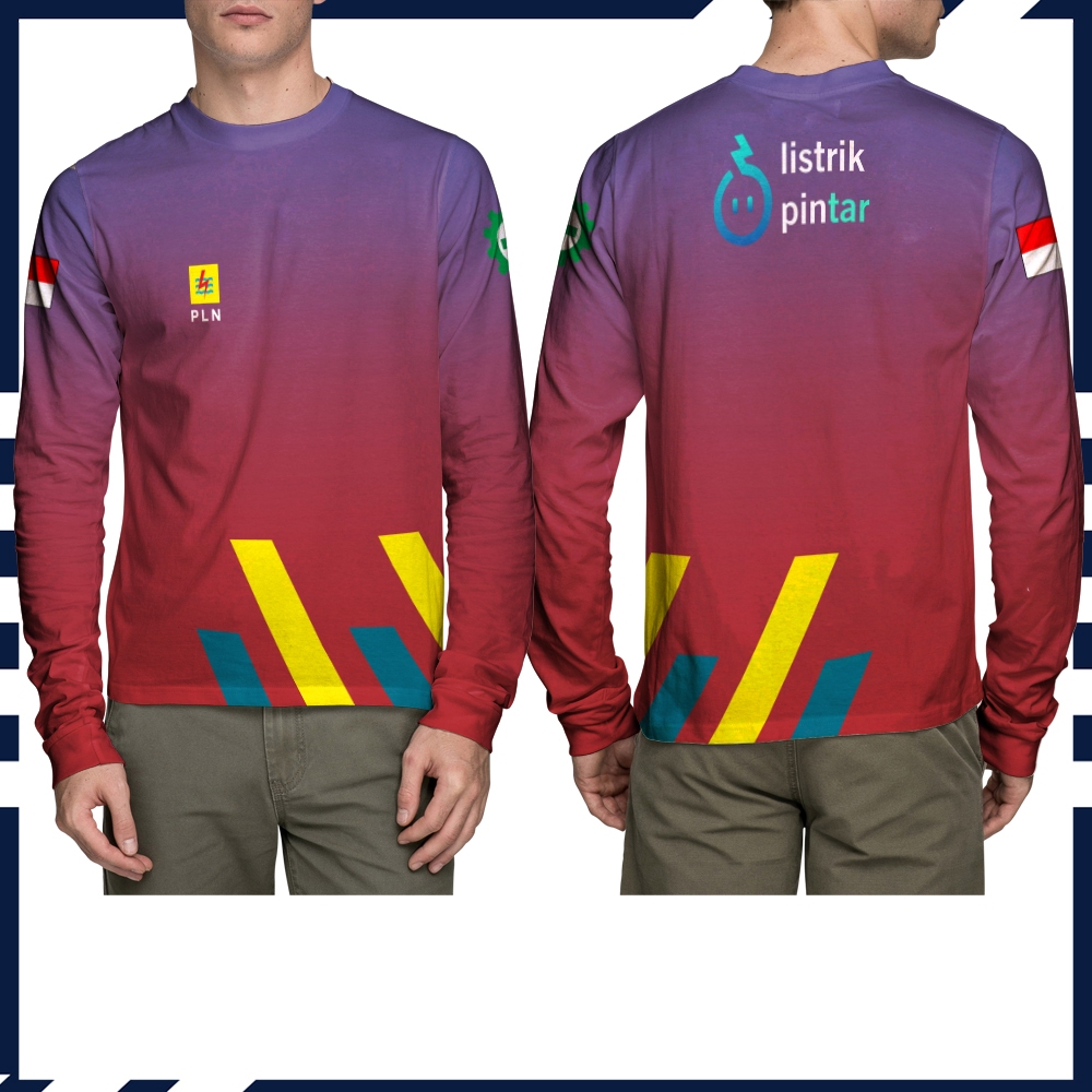 PLN KAOS BAJU PRIA LISTRIK PINTAR FRINTING KEREN TERBARU