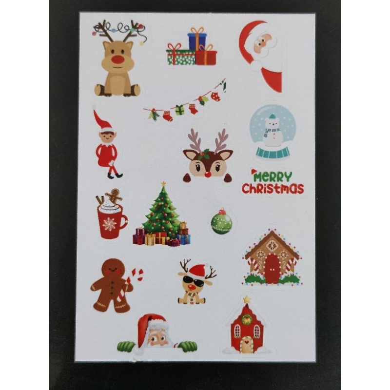 

STICKER NATAL LUCU MURAH