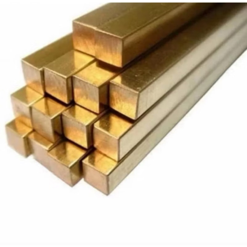 as kuningan kotak 6 mm x 6 mm x 50 cm / inlay kuninga / list kuningan / kuningan list / kuningan inl