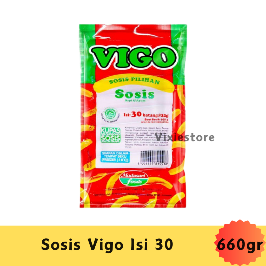 

Vigo Sosis Ayam Isi 30