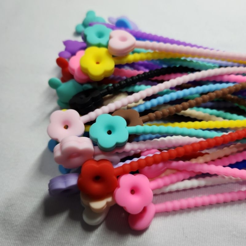 Kabel Ties Silicon | Cabel Ties karet warna warni