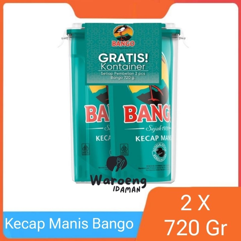 

PAKET HEMAT! Kecap Manis Bango Isi 2 FREE KONTAINER BOX [2 X 720 GR]