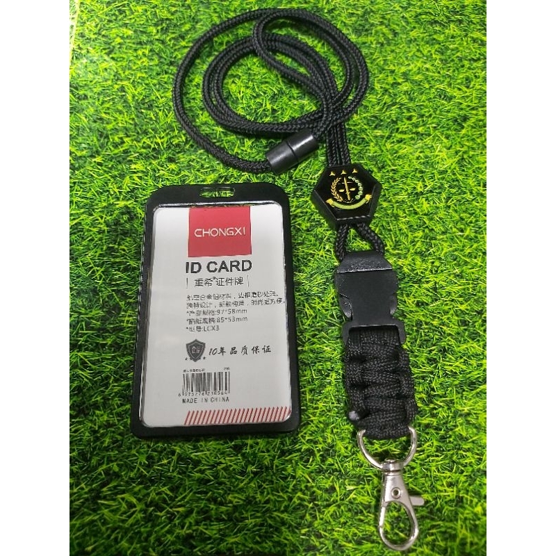 

lanyard hexa tali id card holder custom logo jaksa kejaksaan agung
