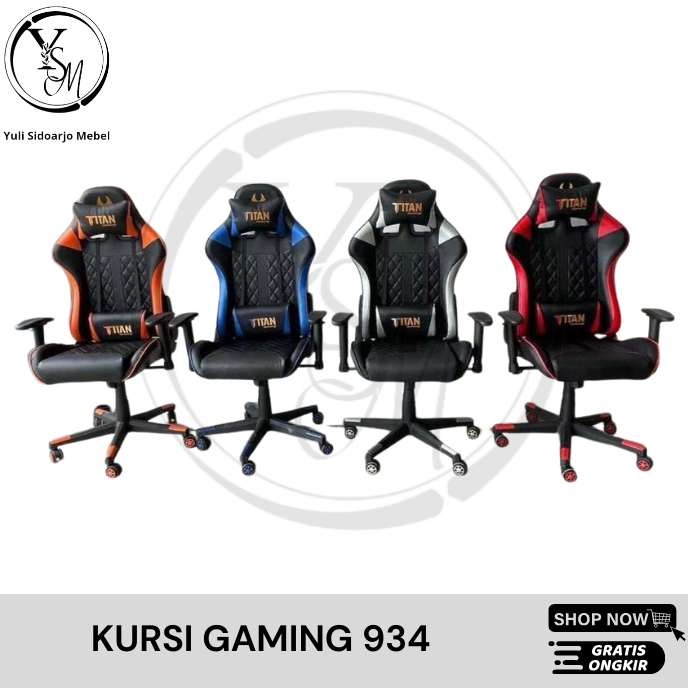 Kursi Gaming 934 - Kursi Gamers - Kursi Game