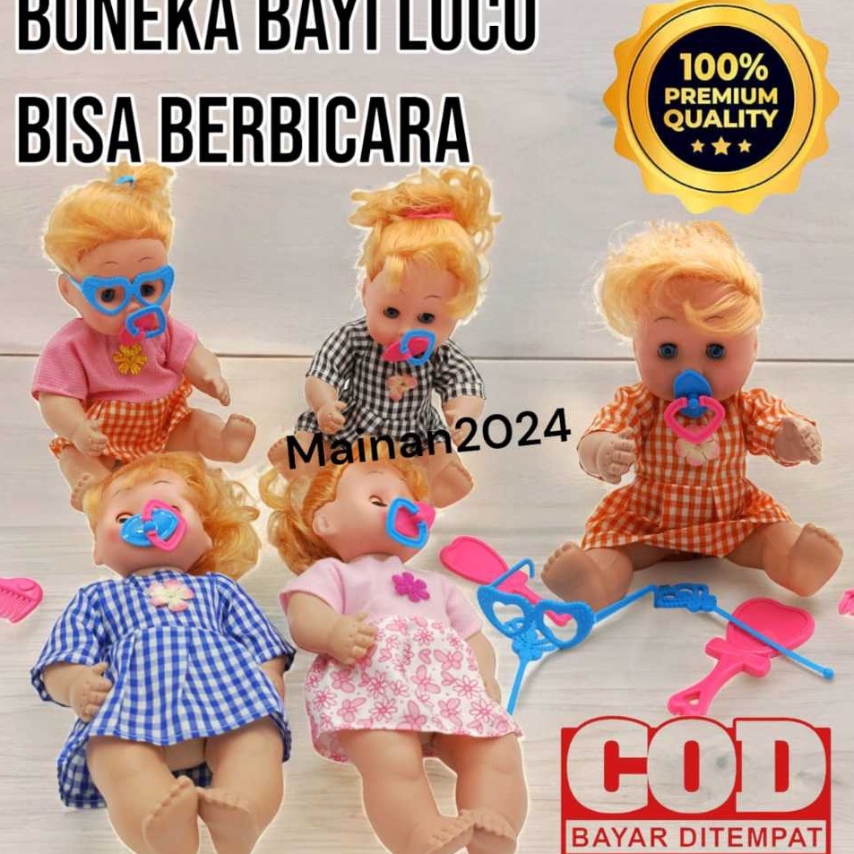 Ready Baru  Boneka Lucu Bisa Berbicara Minan Anak Perempuan Boneka Susan
