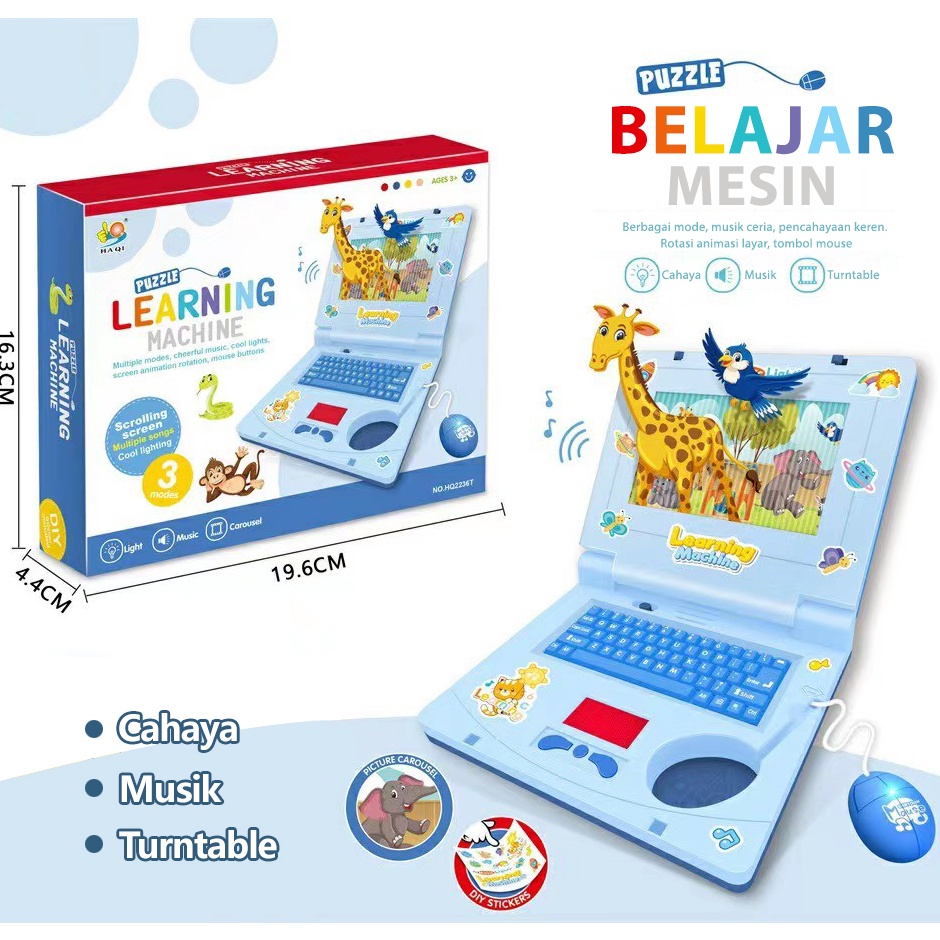 Pasti Heboh Mainan Laptop Anak Mainan Edukasi Anak Mainan Anak Perempuan 3 tahun Learning Machine Mu