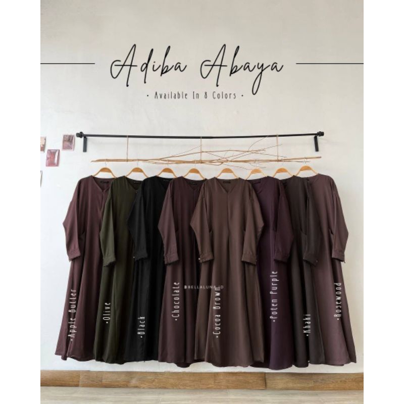 ADIBA ABAYA BELLALUNA/GAMIS BELLALUNA/ GAMIS RUBY/ ABAYA/GAMIS RENDA/ GAMIS SYAR'I