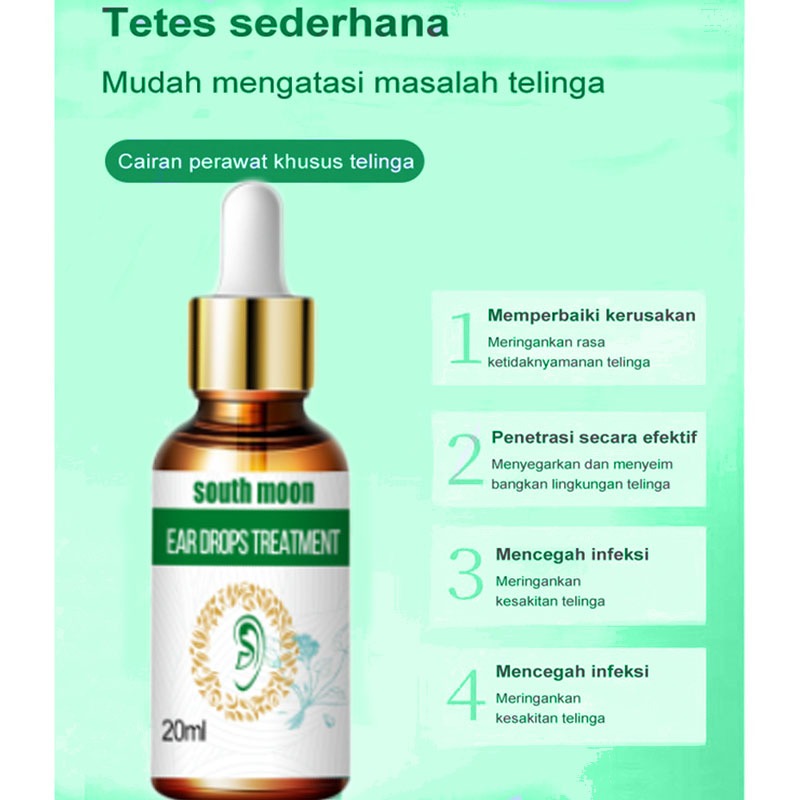 Telinga Bernanah obat Telinga Bernanah Obat Telinga Berair Membersihkan telinga Otitis 20ml Curek-Be