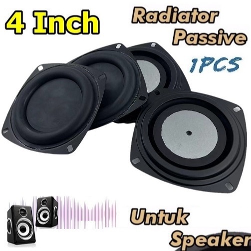 Bass Passive Radiator Speaker 4Inch Brush Aluminum Membrane 120mm 4 inch Penguat Bass Subwoofer Pasi