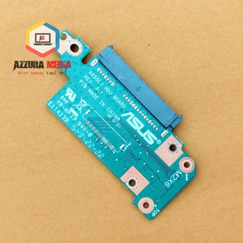 Panel Board Konektor Soket HDD Hardisk SSD Laptop ASUS A455L X455L X455LD X454Y X454YA X454W