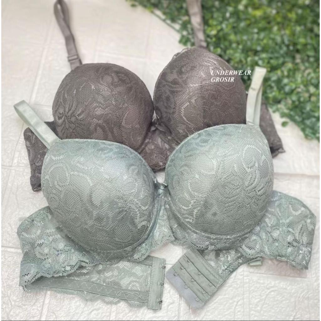 2 PCS BH BUSA TEBAL RENDA HALUS CUP B 36  - 42