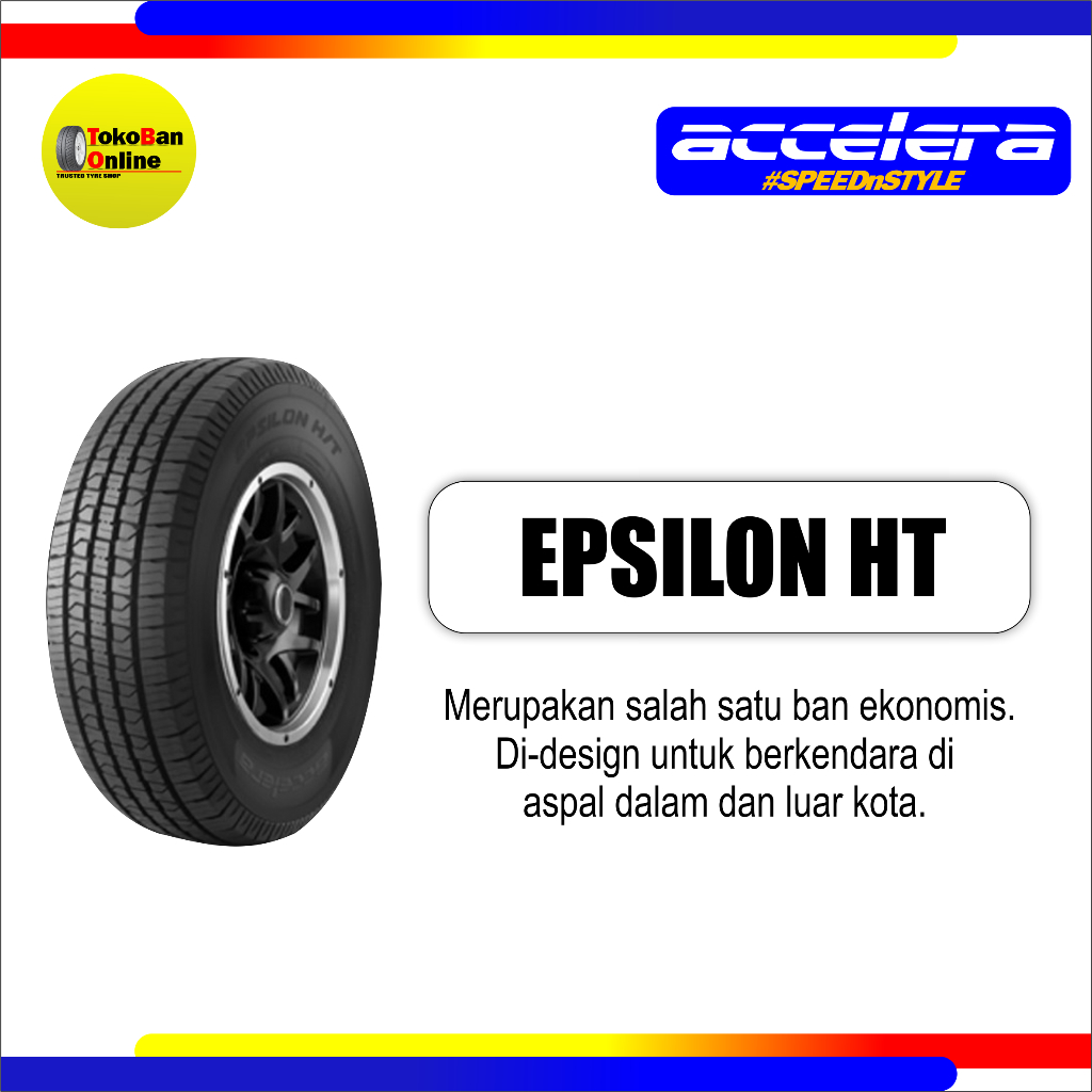 BAN ACCELERA 235/65 R16 235/65R16 235/65/16 23565 R16 23565R16 R16 R 16 EPSILON H/T HT