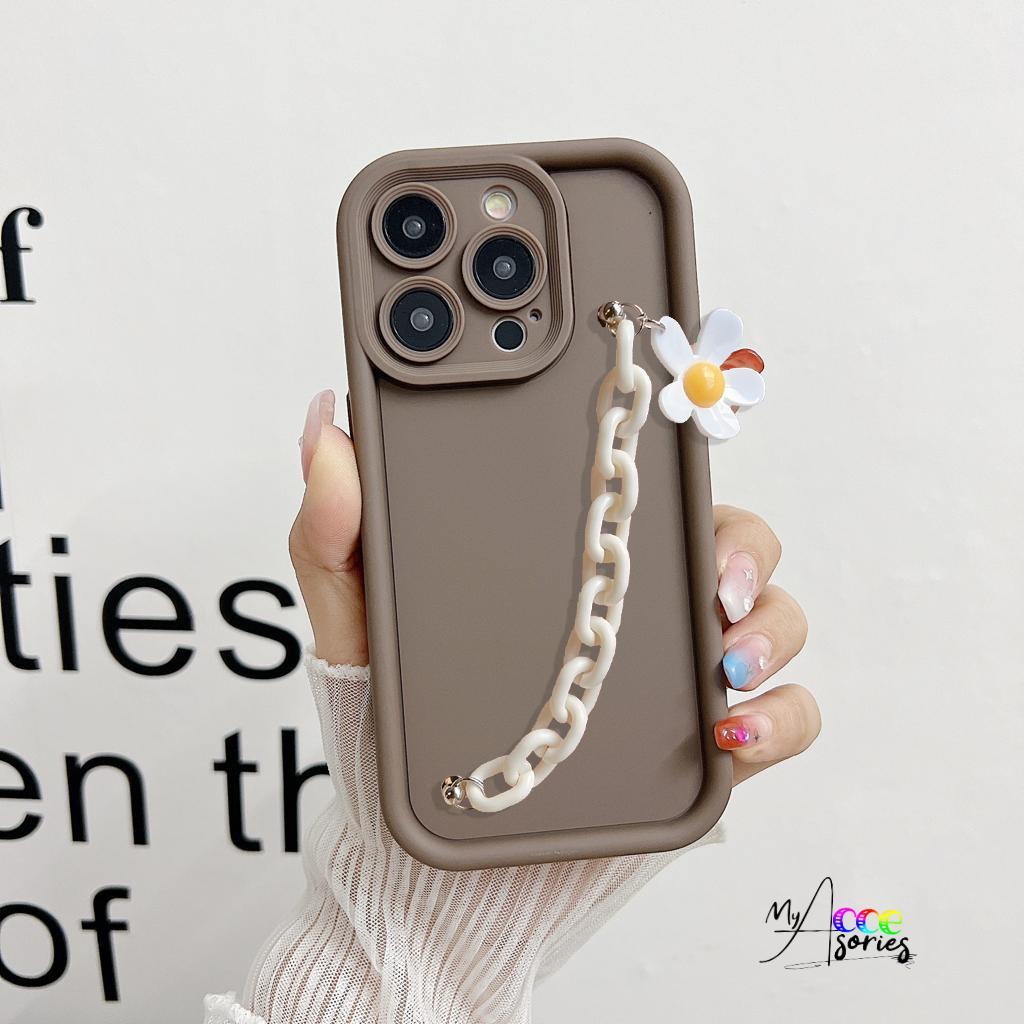 GC94 Case Casing Silikon Matte Rose Daisy Chain Grip - Casing Hp Compatible For SAMSUNG J4+ J7 PRIME