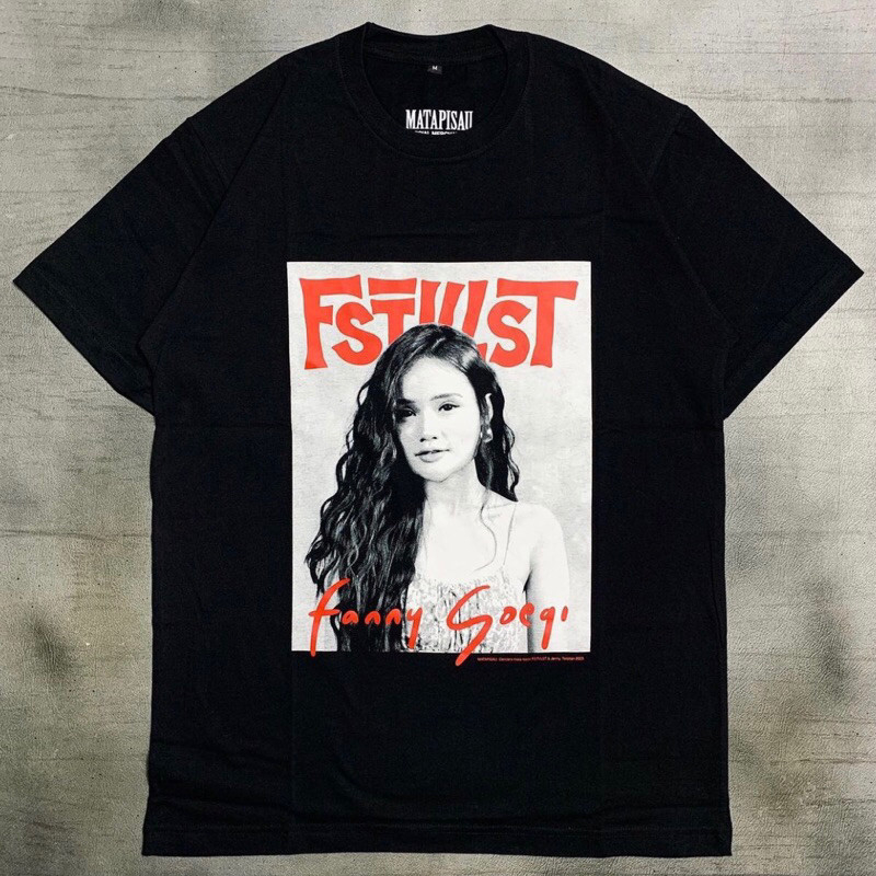 Tshirt FSTVLST x FANNY SOEGI Enam masa Tshirt fstvlst Black cotton combad 24s