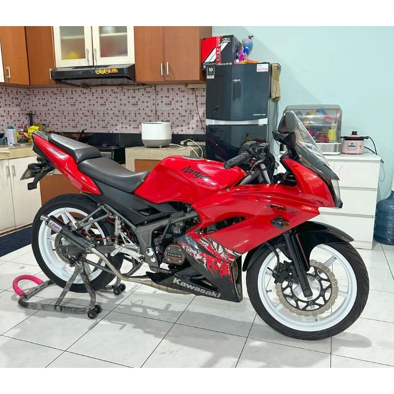 Striping Lis Sticker Standar Ori Kawasaki Ninja RR 2013 merah Striping Ninja RR 2013