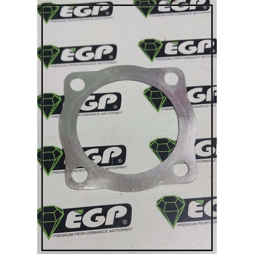 EGP Gasket Cylinder Head  Sanex Hussar 2 Tak 100cc (Almunium) | Motor Sanex | Gasket EGP | Emerald G