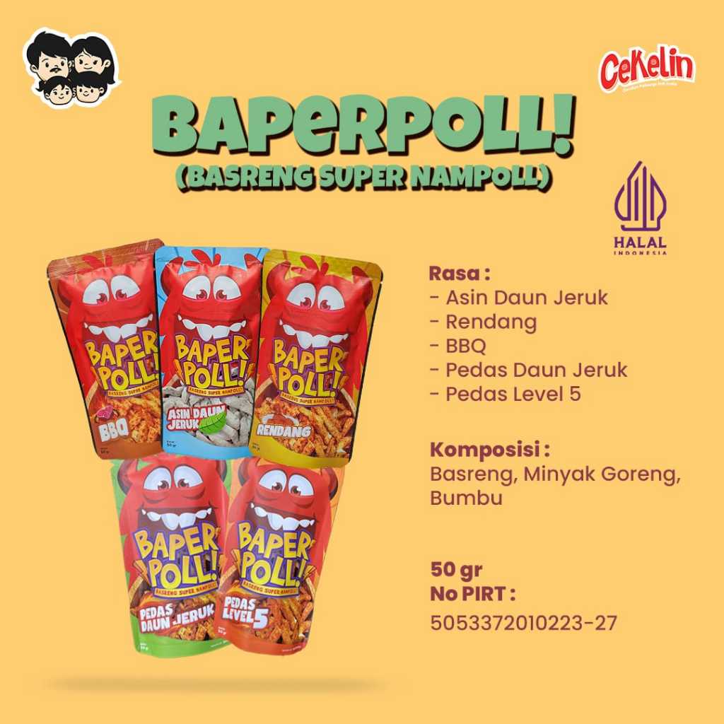 

SNACK BAPERPOLL (BASRENG SUPER NAMPOLL) by CEKELIN