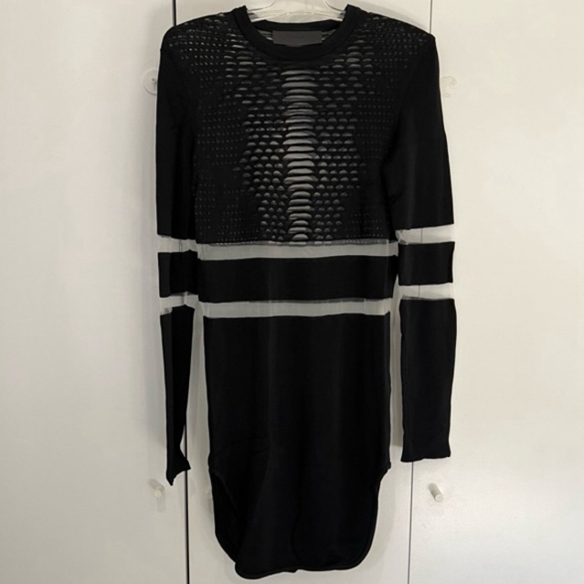 H&M x alexander wang mini dress black S PRELOVED - 01